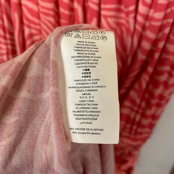 Michael Michael Kors Zebra-Print Off-The-Shoulder Dress Size XXL - Picture 8 of 11